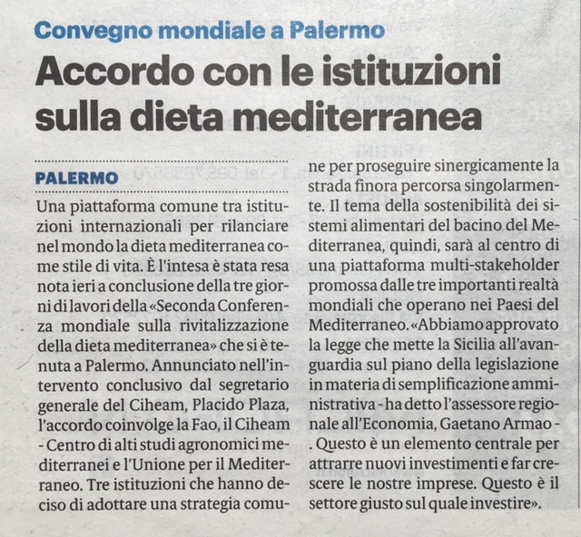Giornale di Sicilia - 18/5/2019